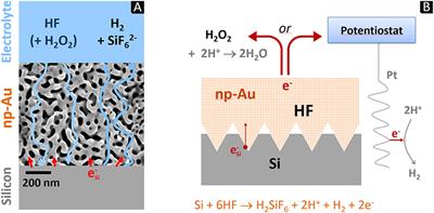 3D Patterning of Si by Contact Etching With Nanoporous Metals